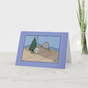 Funny Christmas Card- Christmas Mouse Holiday Card
