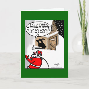 Funny Christmas Card - Do A Deer