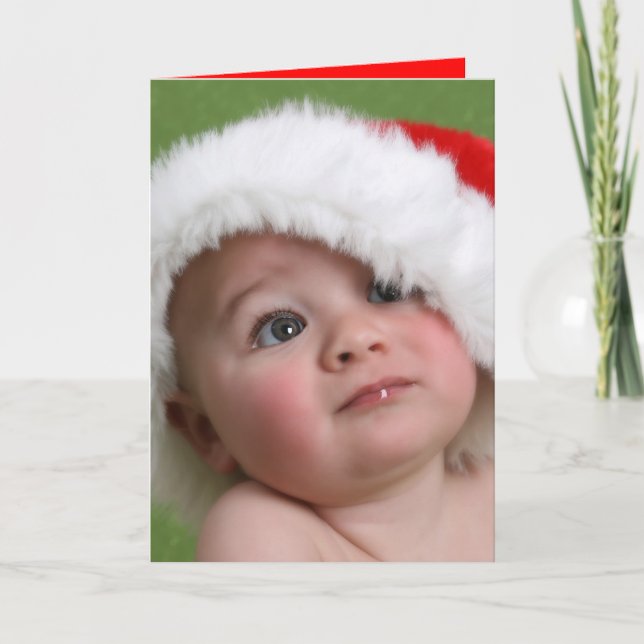 Funny Christmas Card - Fat Man Stuck (Front)