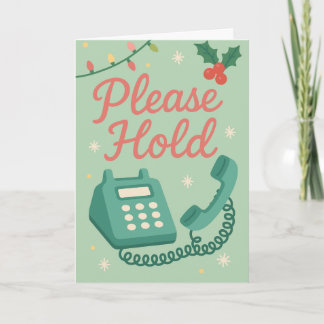 Funny Christmas Card for Front Desk Worker