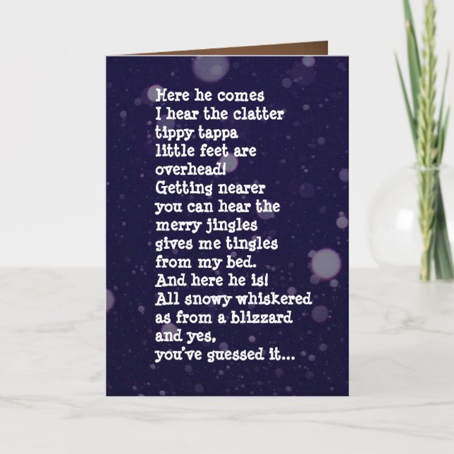 Funny Christmas Card from a Dog Lover (Front)