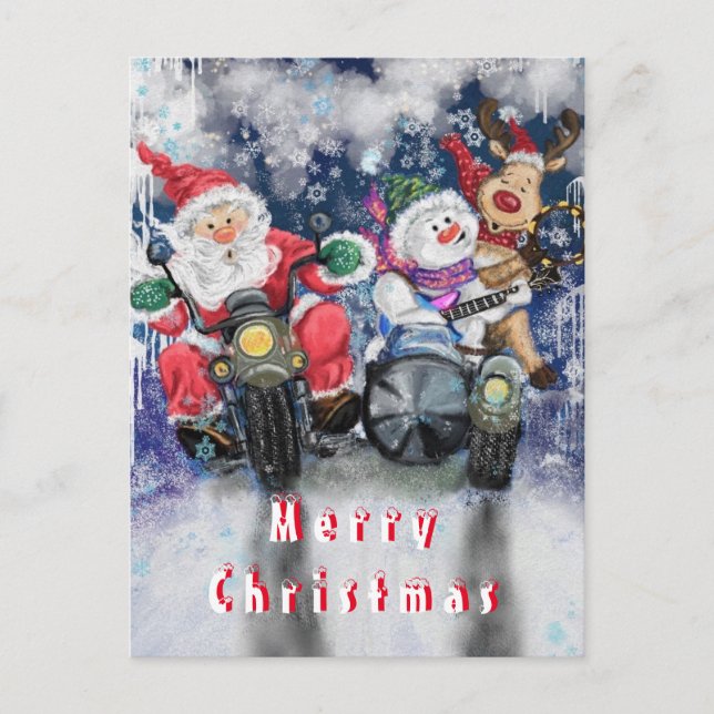 Funny Christmas Card Gift Happy Christmas Friends (Front)