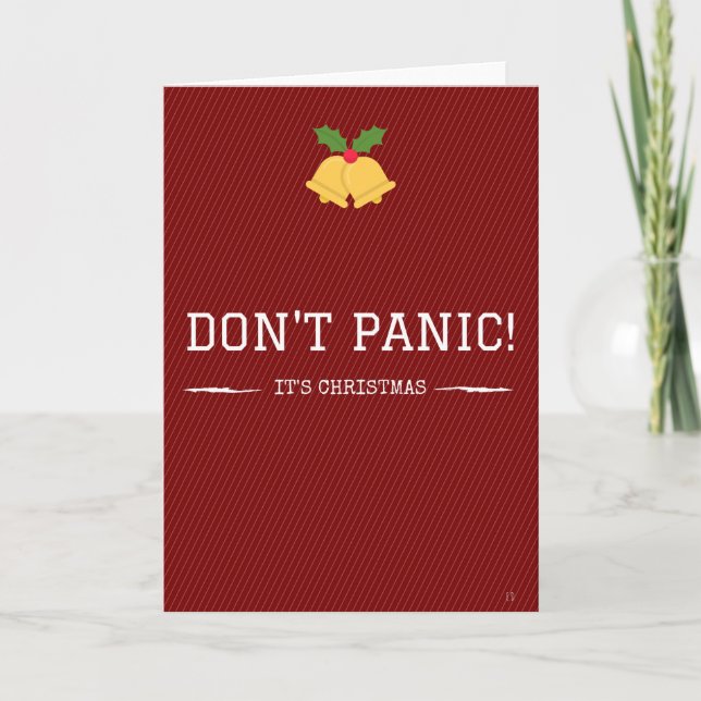Funny Christmas Card Humourous Season Greeting (Front)