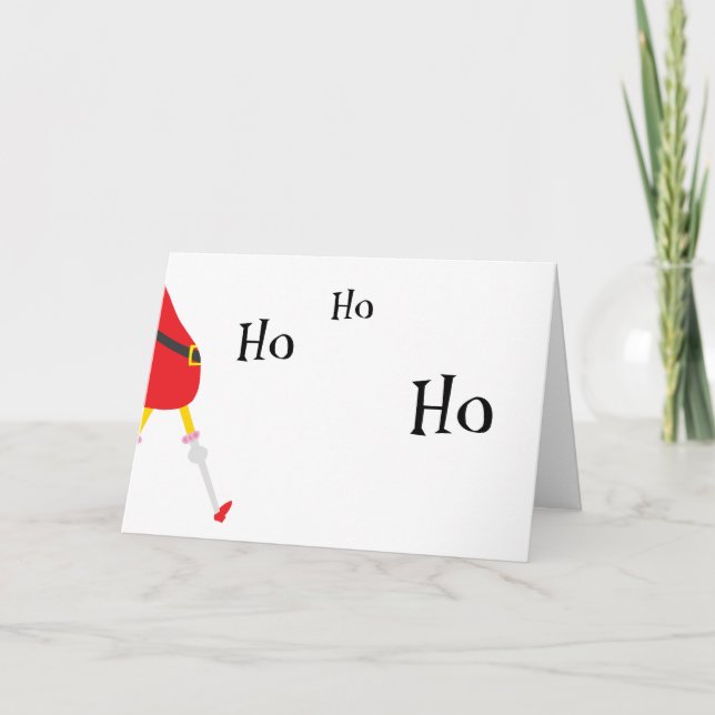 Funny Christmas Card - Personalized Card (Front)