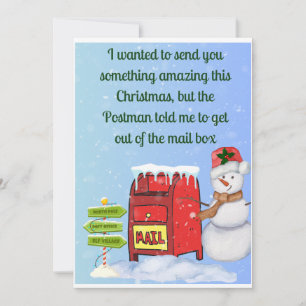 Funny Christmas Card Pun