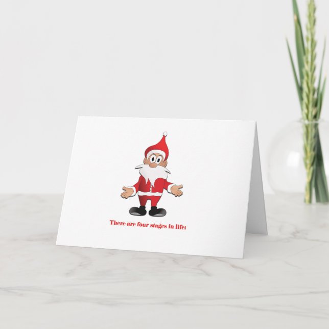 Funny Christmas Card with Santa Animation (Front)