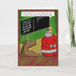 Funny Christmas Cards: Naughty and Nice Holiday Card<br><div class="desc">Funny Christmas card with a funny cartoon about Santa's list and who's been naughty and nice with a message on the inside wishing a Happy Holiday's.</div>