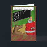Funny Christmas Cards: Naughty and Nice Holiday Card<br><div class="desc">Funny Christmas card with a funny cartoon about Santa's list and who's been naughty and nice with a message on the inside wishing a Happy Holiday's.</div>