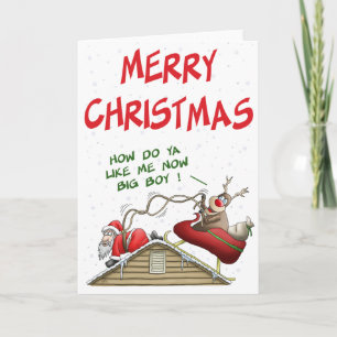Funny Christmas Cards: Role Reversal Holiday Card