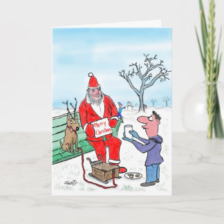 Funny Christmas Cards:The Meaning Of Christmas Holiday Card