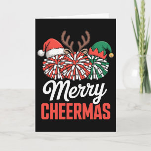 Funny Christmas Cheerleading  Card