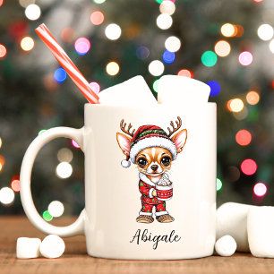 Funny Christmas Chihuahua Mug