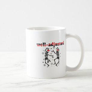Funny Christmas Chiropractic Radiology Adjustment  Coffee Mug