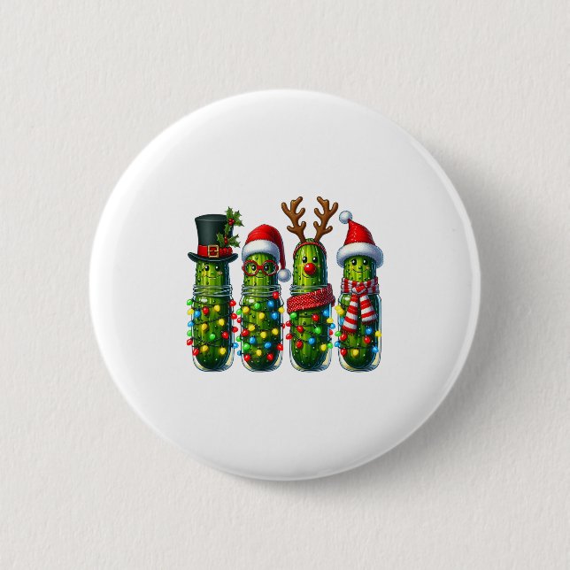 Funny Christmas Ckles Holiday Lights  2 Inch Round Button (Front)