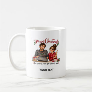 Funny Christmas Cookies Personalized Card Coffee Mug