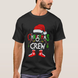Funny Christmas crew Xmas Squad santa Family Pajam T-Shirt