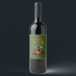 Funny Christmas Deer Hunting Wine Label<br><div class="desc">LifeCrush brings you an exclusive funny Deer Hunting Christmas design for yourself or the deer hunter you know! Thank you for stopping by our store to check out many similar holiday and wildlife designs on hundreds of products!</div>