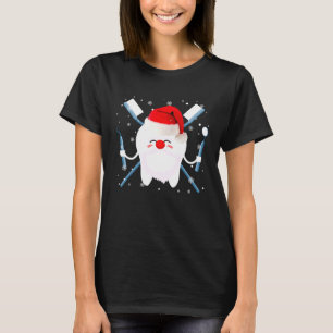 Funny christmas Dental Tooth dentist matching chri T-Shirt