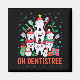 Funny Christmas Dentist Xmas Dental Oh Dentistree  Magnet
