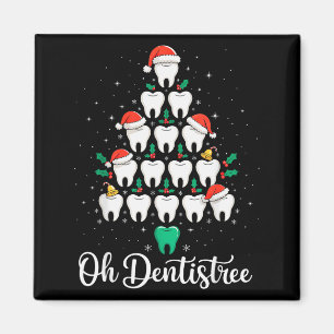 Funny Christmas Dentist Xmas Dental Oh Dentistree  Magnet