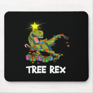Funny Christmas Dinosaur Tree Rex Men Women Kids G Mouse Pad