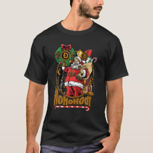 Funny Christmas Dogecoin Doge Coin Crypto Currency T-Shirt
