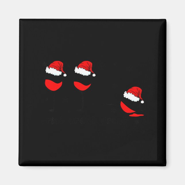 Funny Christmas Drink Drank Drunk Xmas Holiday  Magnet (Front)