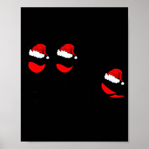 Funny Christmas Drink Drank Drunk Xmas Holiday Poster