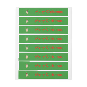 Funny Christmas Egg Custom Labels
