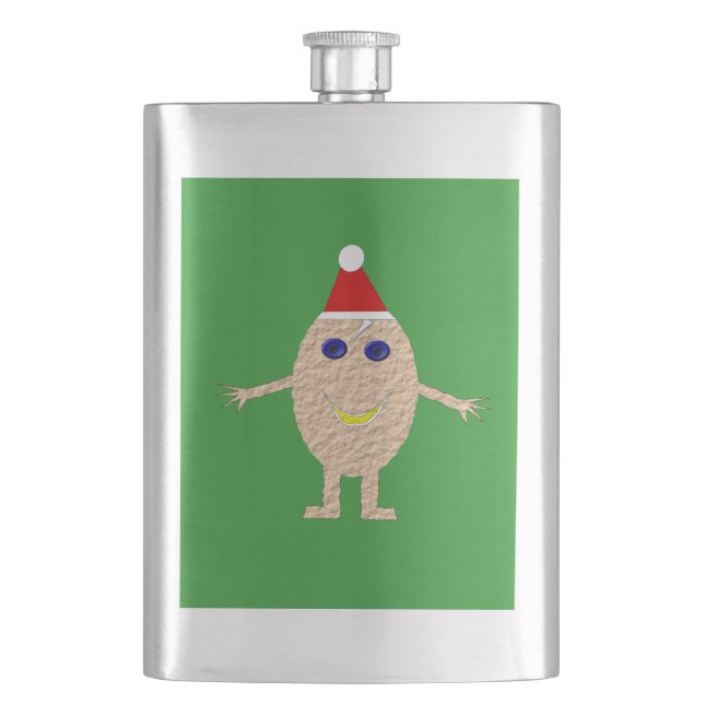 Funny Christmas Egg Flasks (Front)