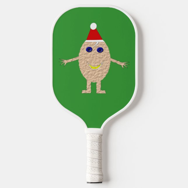 Funny Christmas Egg Pickleball Paddle (Front)