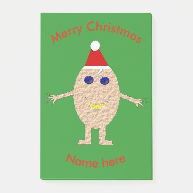Funny Christmas Egg Post it notes Pad (Front)