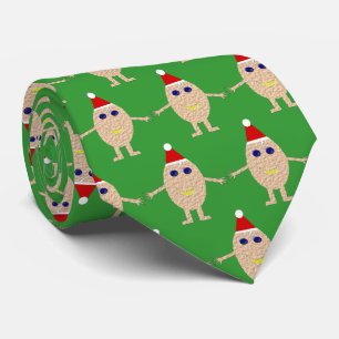 Funny Christmas Egg Tie