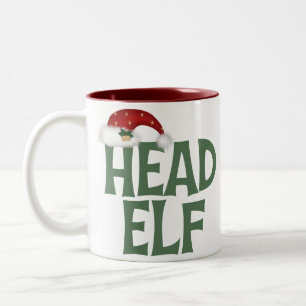 Funny Christmas Elf Mug