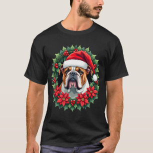 Funny Christmas English Bulldog Tank Top