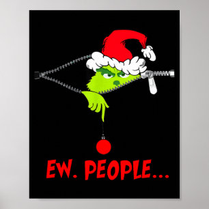 Funny Christmas Ew People Men Women Kid Boys Girls Poster