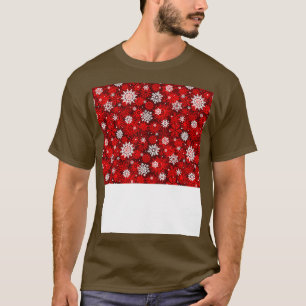 Funny Christmas Face Mask Snowflakes Face Mask 4 T-Shirt