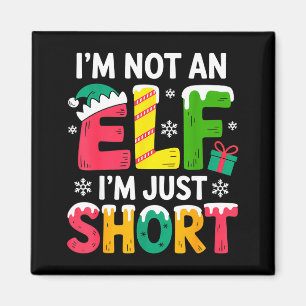 Funny Christmas Family Pajamas I'm Not An Elf I'm Magnet