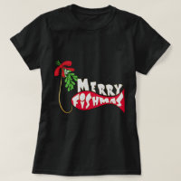 Funny Christmas Fishing Shirt -Merry Fishmas