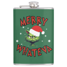 Funny Christmas Flask