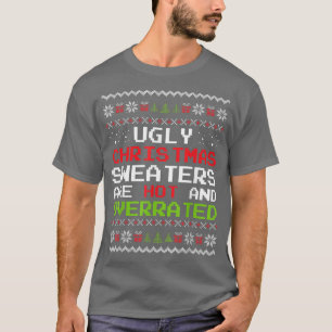 Funny Christmas for Ugly Sweater Party Men Women