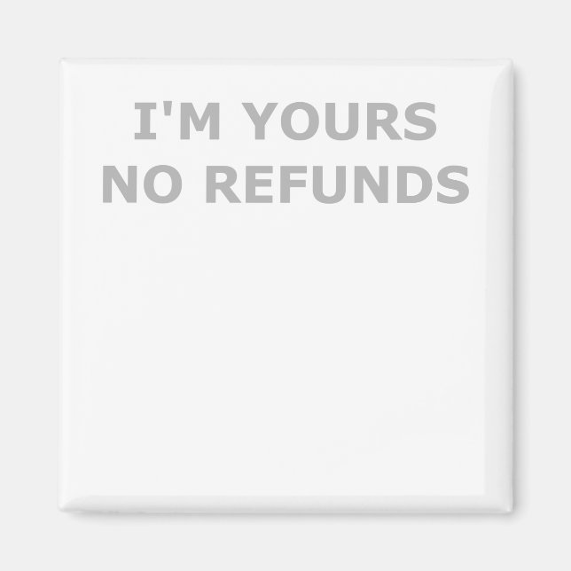 Funny Christmas Gifts for Boyfriend Girlfriend Magnet (Front)