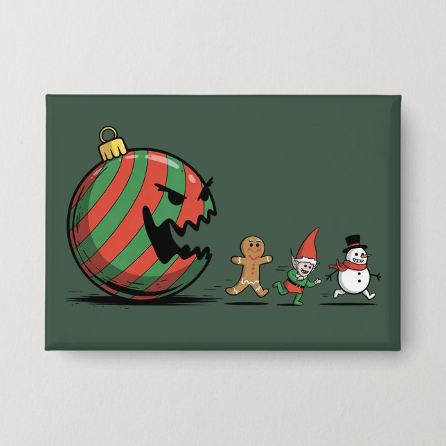 Funny Christmas Gingerbread Santa Holiday Party (Front)