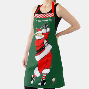 Funny Christmas Golf Apron