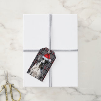 Funny Christmas Great Dane for Dog Lovers Gift Tags