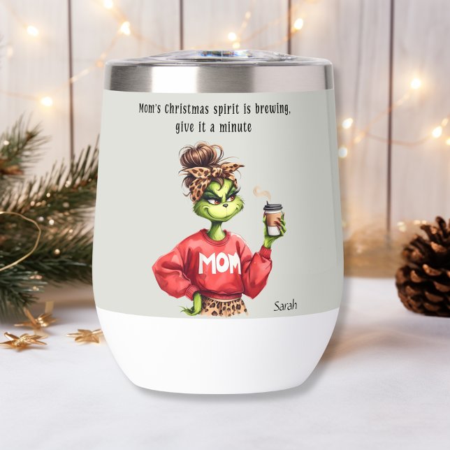 Funny Christmas Grumpy Green Fur Women-Mom (Creator Uploaded)