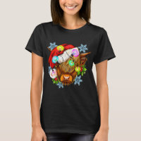 Funny Christmas Highland Cow, Western Christmas Li
