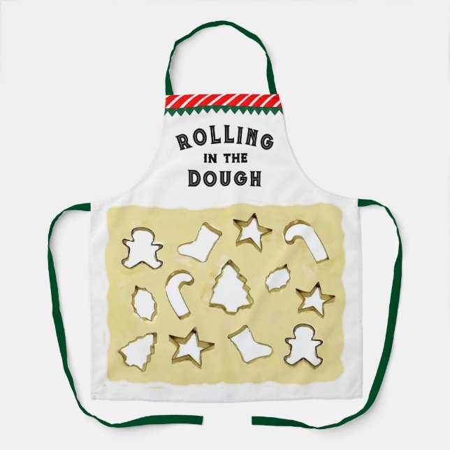 Funny Christmas Holiday Baking Apron (Front)