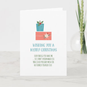 Funny Christmas Holiday Card