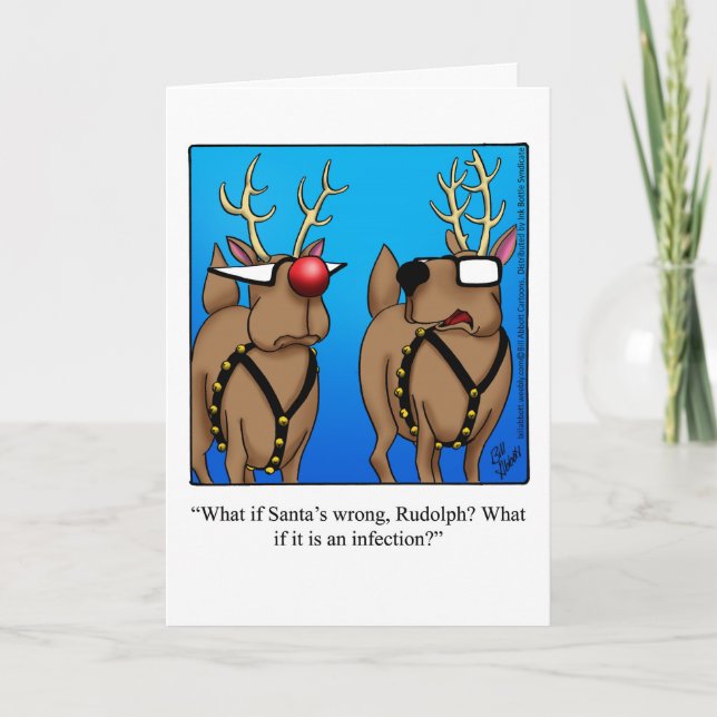 Funny Christmas Holiday Carte de voeux (Devant)